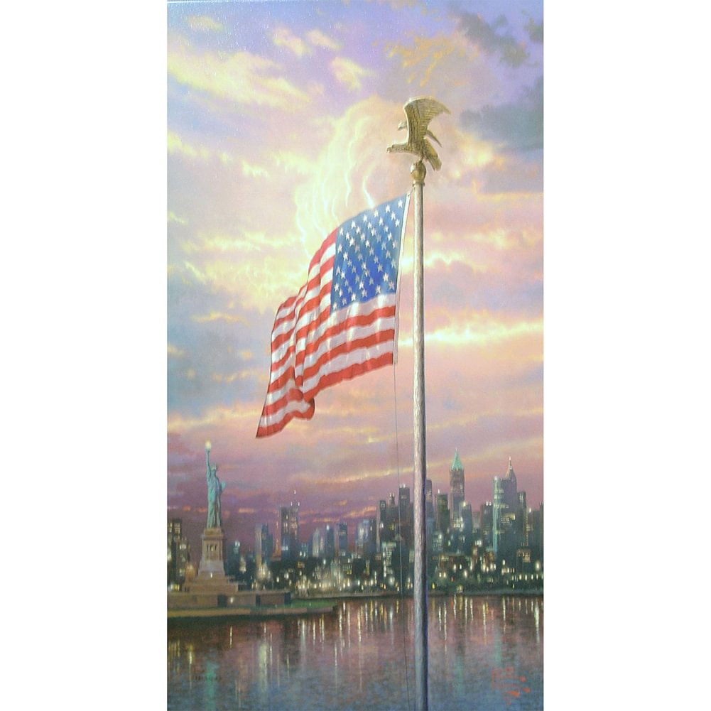 American Flag Handicraft Diamond Painting  45*85CM