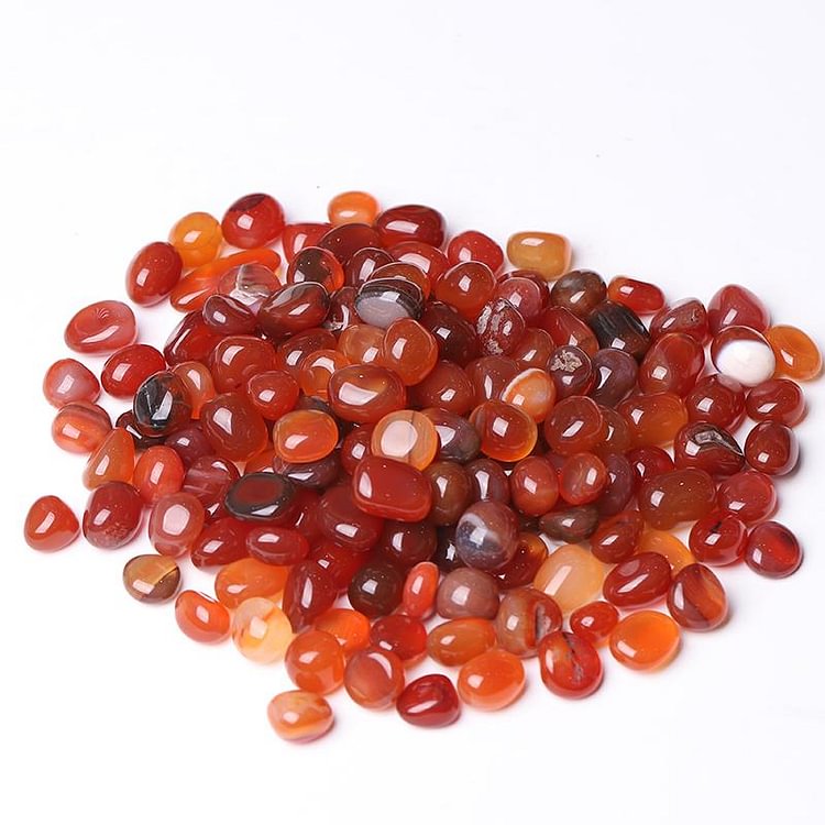 0.1kg Hot Sale Natural Carnelian Round bulk tumbled stone Crystal wholesale suppliers