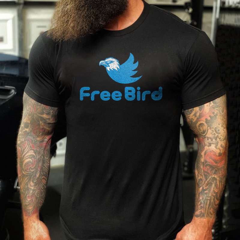 Livereid Free Bird Printed T-shirt - Livereid