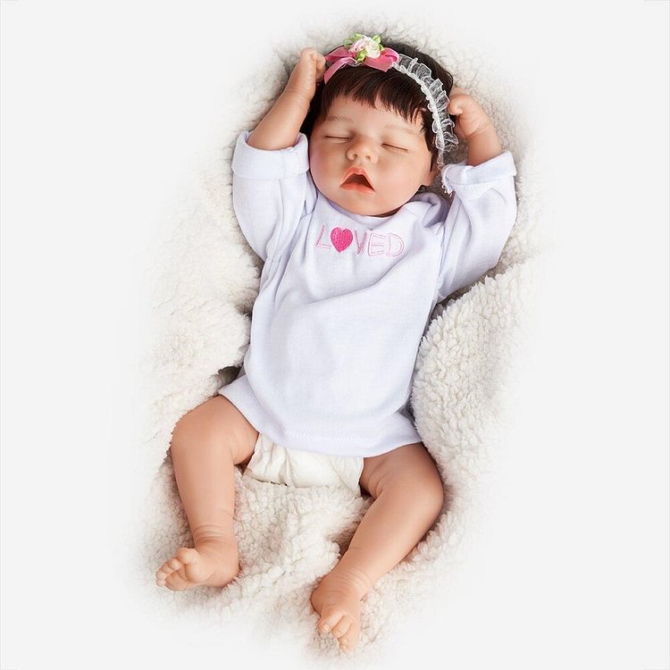  17 Inches Baby Doll Sleeping Dreams Realistic Toys Gift for Children's Day with Name Sadie - Reborndollsshop.com-Reborndollsshop®