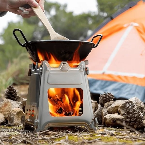 Collapsible Stainless Steel Camping Stove - Sean - Codlins