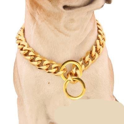 15mm Strong Metal Dog Chains Collars-VESSFUL