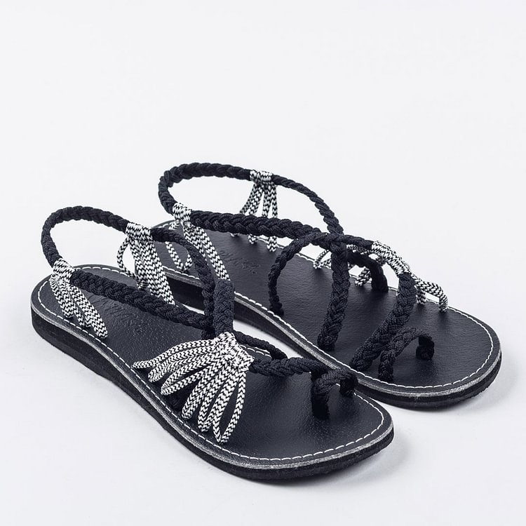 Women's shoes, summer sandals, sandals with toes between European and American beach shoes