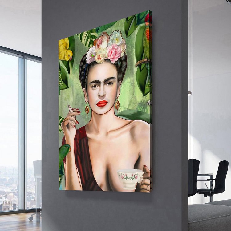 Frida Kahlo Poster Canvas Wall Art
