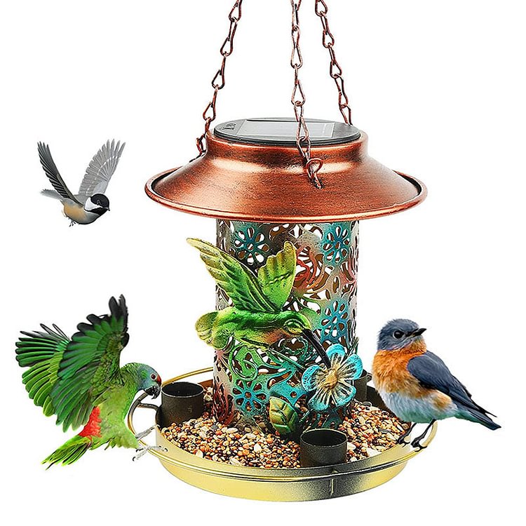 Solar Bird Feeder for Outdoors Hunging - tree - Codlins