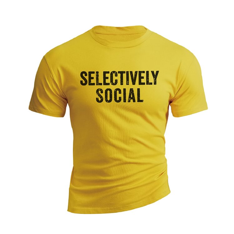 SELECTIVELY SOCIAL GRAPHIC TEE