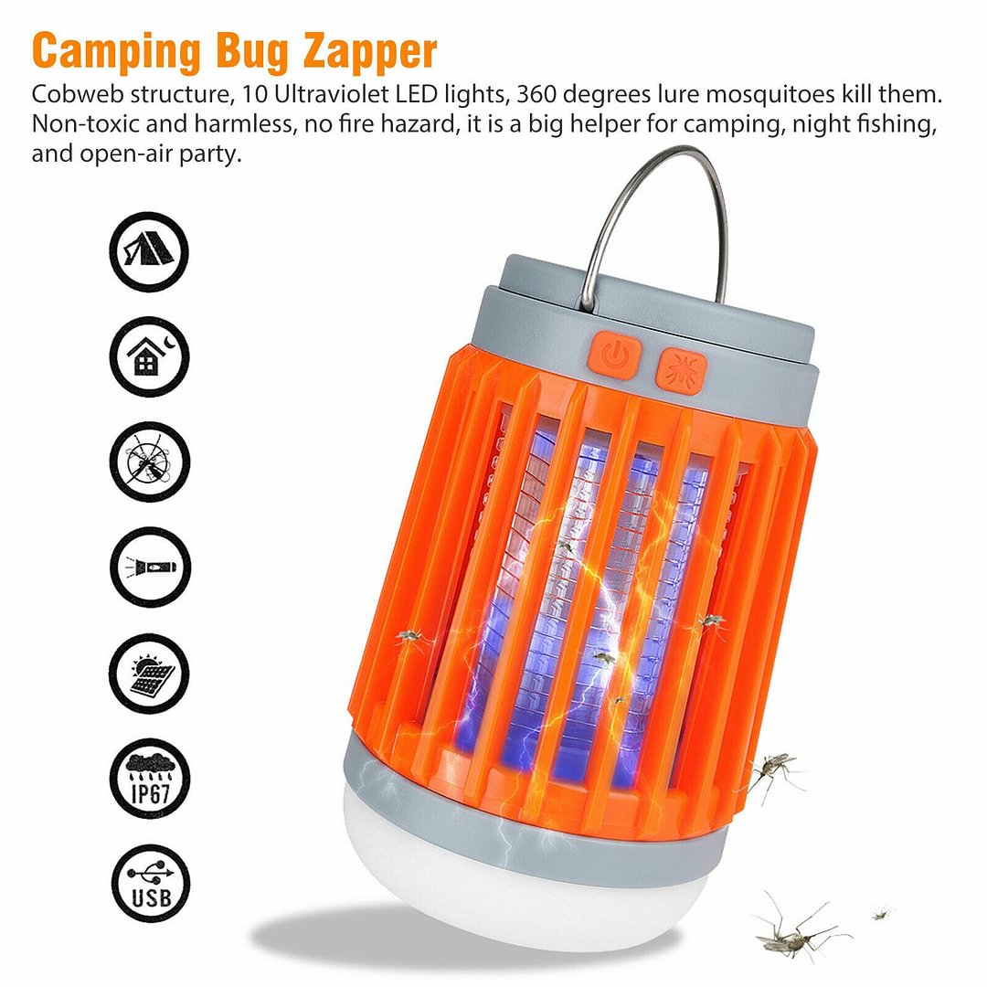 Fuze Bug Solar Powered Mosquito Killer Lamp