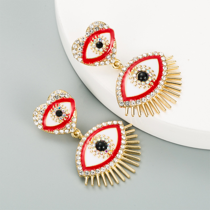   Evil eye ladies earrings - Neojana