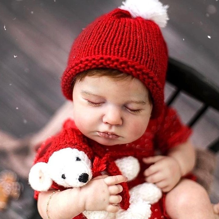  [Holiday Gift] Reborn Baby Boy Doll Ivan 20" Real Lifelike Silicone Reborn Sleeping Baby Doll Set,with Clothes and Pacifier - Reborndollsshop.com-Reborndollsshop®