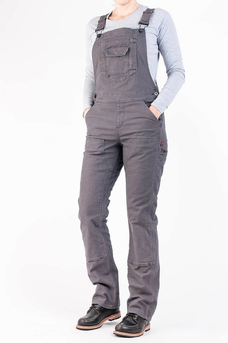 Women's Stretch Canvas Casual Working Overall-Mayoulove