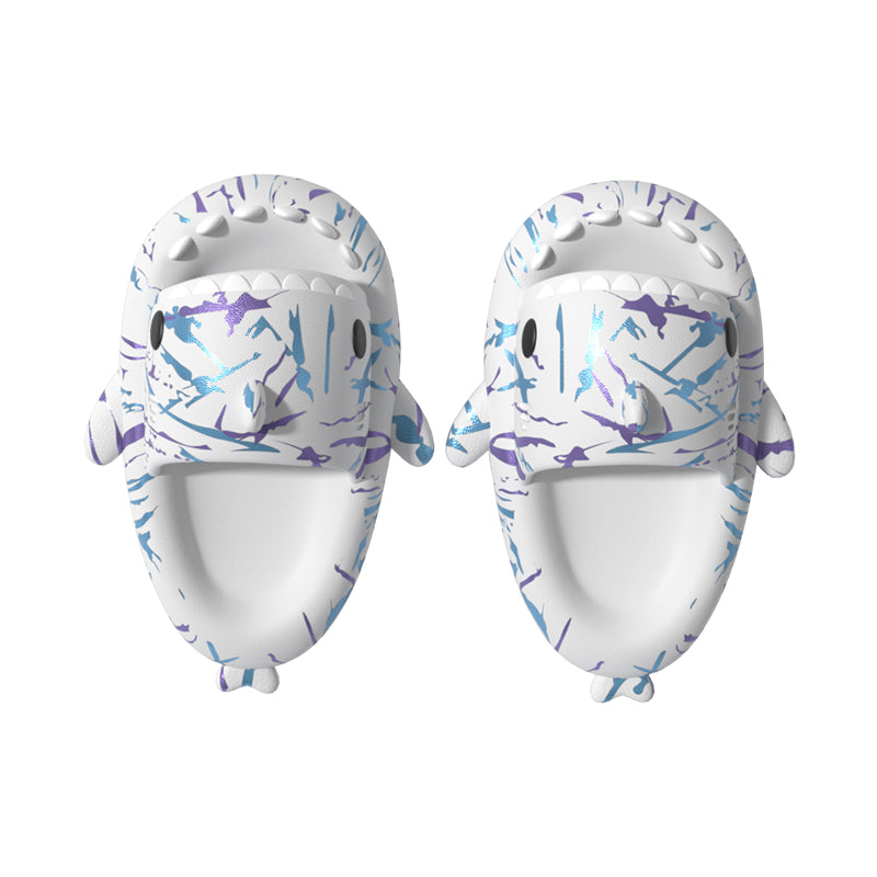 Premium Cyberpunk Shark Slides - Super Soft, Comfy, Silent and Anti-slippery Cyberpunk Shark 