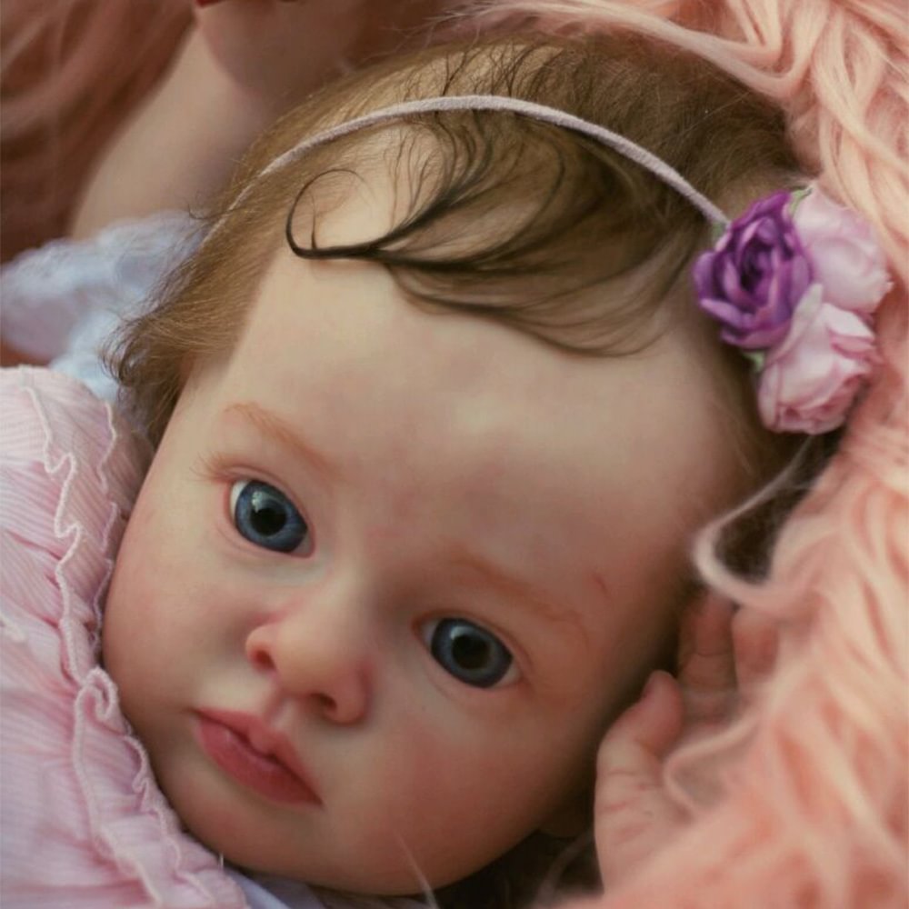 20''Reborn Baby Girl That Look Real Named Clairey, Soft Truly Cloth Body Baby Doll