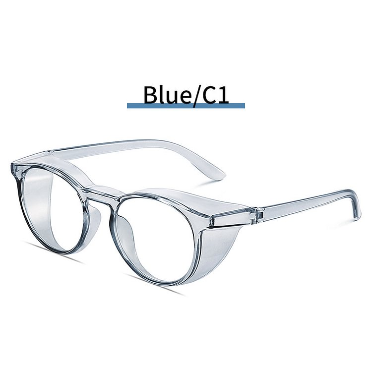 Safety Glasses Anti Fog Nurse Goggles Protective Eyewear Square Frame Pollen Proof Clear Anti Blue Light Blocking Glasses for Women Men