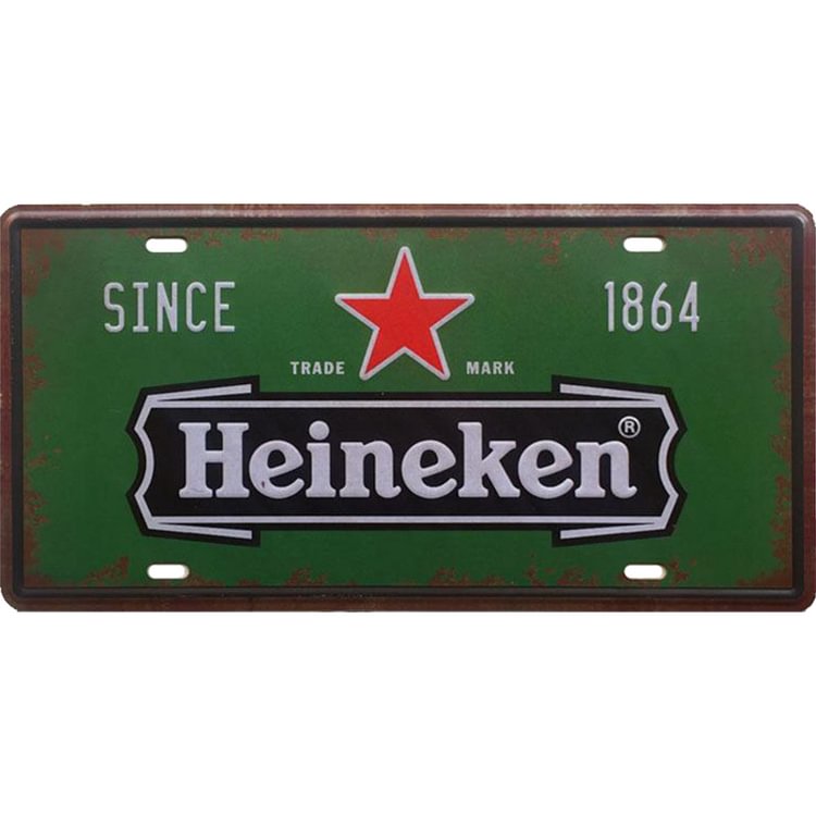 Beer Brand - Car Plate License Tin Signs/Wooden Signs - 30x15cm