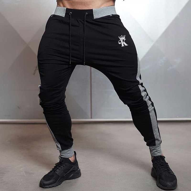 Elastic Waist Skinny Jersey Jogger With Side Panels