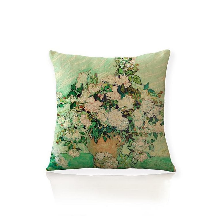 Van Gogh&#39;s linen pillowcase-Mayoulove