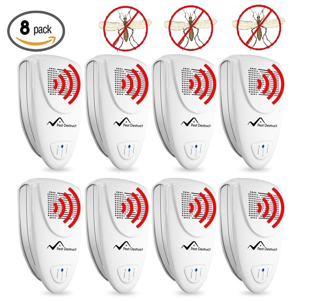 Ultrasonic Gnat Repeller PACK OF 8 - Get Rid Of Gnats In 48 Hours Or It's FREE - vzzhome