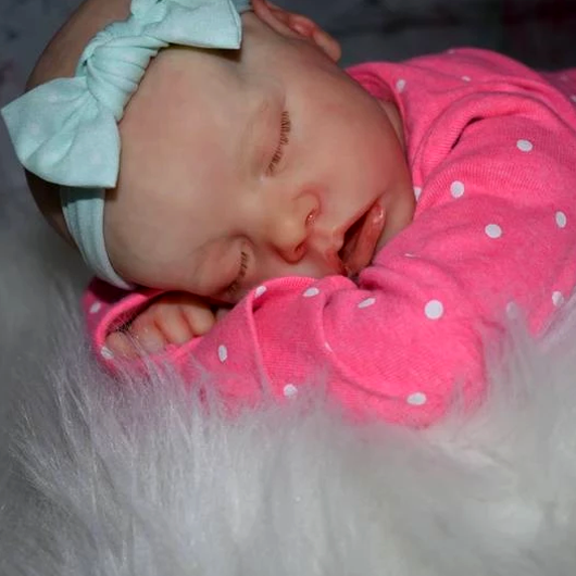 [Heartbeat & Sound] 17'' Realictis and Lifelike Reborn Baby Dolls Blakely Realistic Soft Dolls Girl -Creativegiftss® - [product_tag]