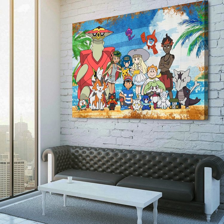 Pokémon the Series: Sun & Moon – Ultra Legends Canvas Wall Art