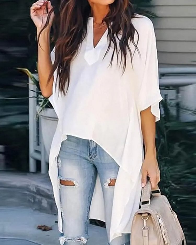 Women's Sexy Tops White Casual Blouses Boutique For Women