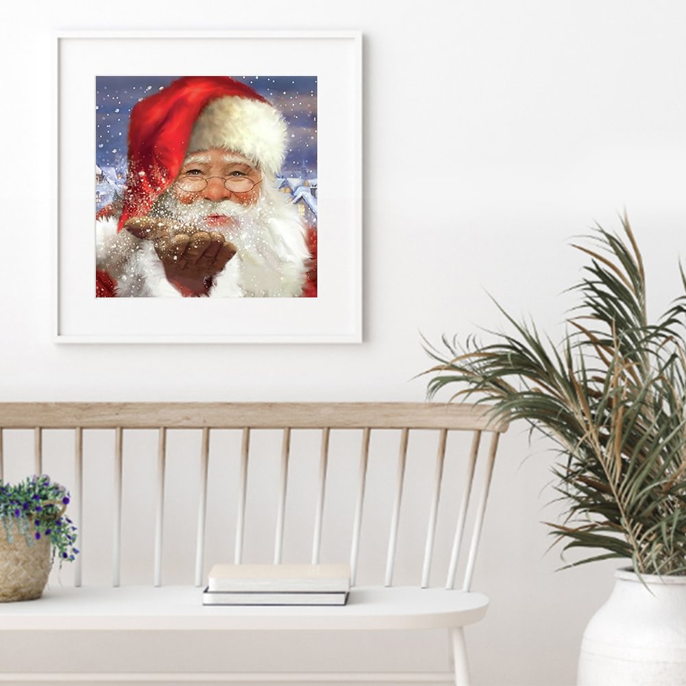 Full Round Diamond Painting - Santa Claus(30*30cm)