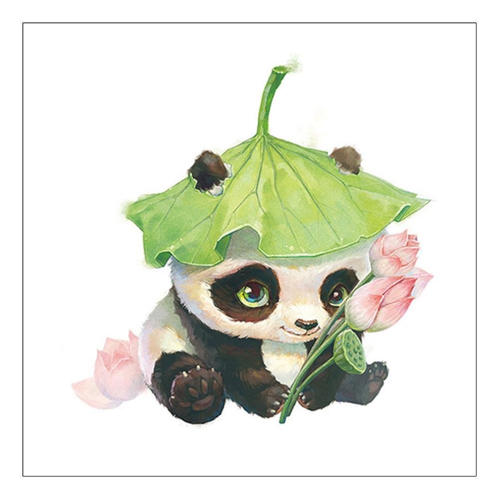 Full Round Diamond Painting Lovely Panda (30*30cm)