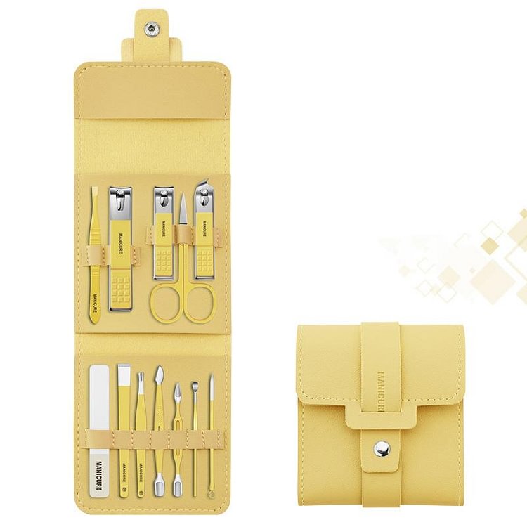 Colourful Superior Quality Nail Clippers Portable Set (12/16 Pcs)