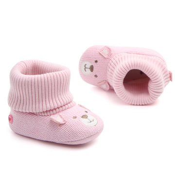  Bear Pattern Woolen Toddler Shoes for 20"-22" Reborn Baby Doll - Reborndollsshop.com-Reborndollsshop®