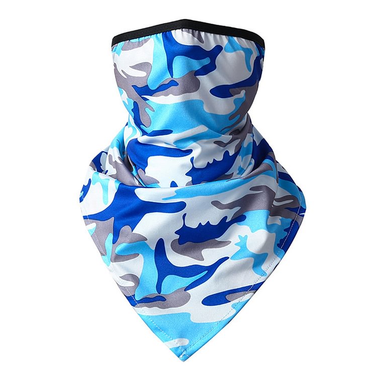 Ice Silk Scarf Sunscreen Head Face Neck Cover for Sports Cycling Climbing