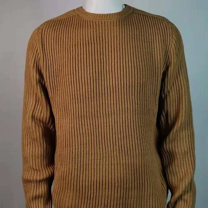 Men's Solid Color Coat Knitted Sweater-Corachic