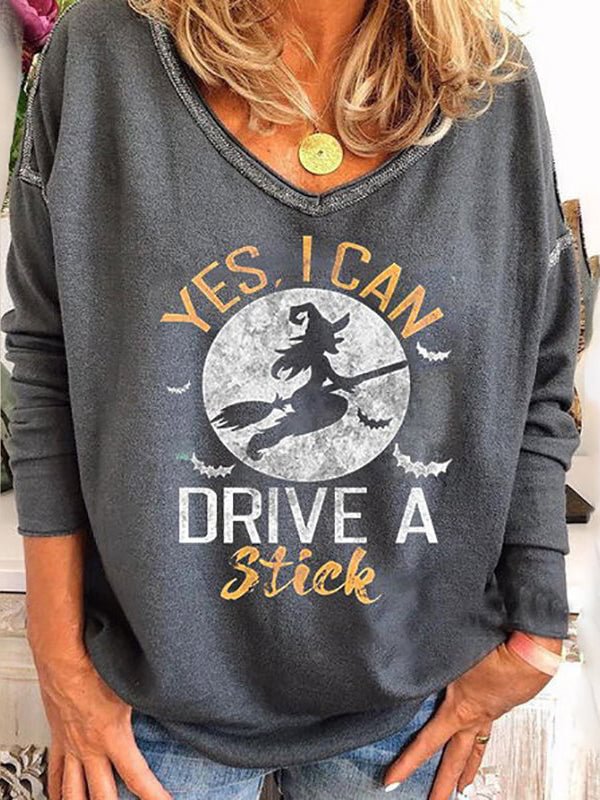 Witch Moon Yes, I Can Drive A Stick Long Sleeve T-shirt