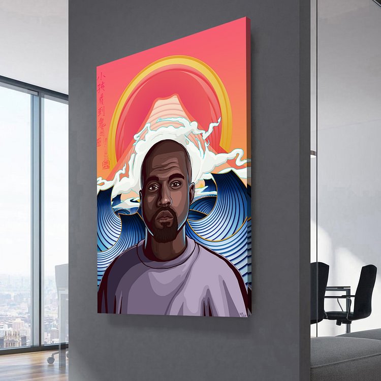 Kanye West Kids See Ghosts Canvas Wall Art