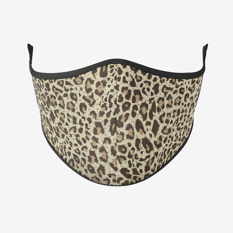 Leopard Pattern Reusable Face Mask-Maskup