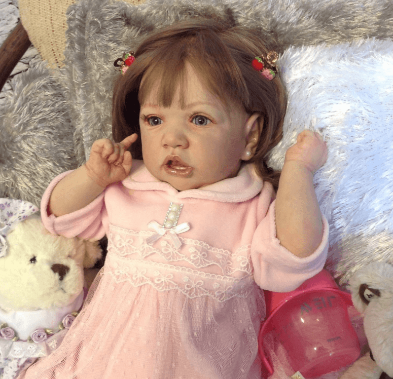 12 inch Full Body Silicone Reborn Baby Girl Doll Eulalia For Adoption 2022 -Creativegiftss® - [product_tag]
