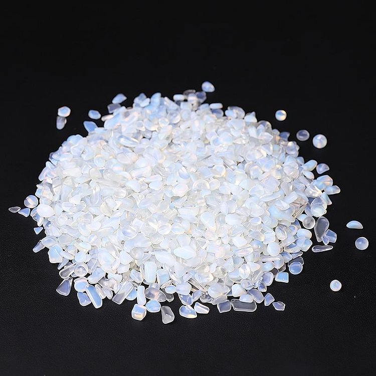 0.1kg Different Size Opalite Chips Crystal Chips for Decoration Crystal wholesale suppliers