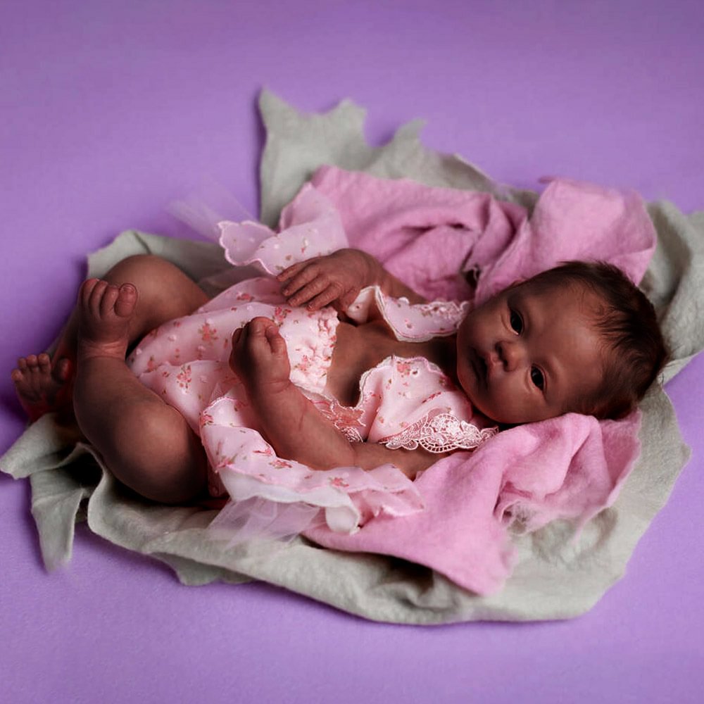 17'' Lifelike Realistic Dolls, Margot Reborn Baby Black Girl Gifts 2022
