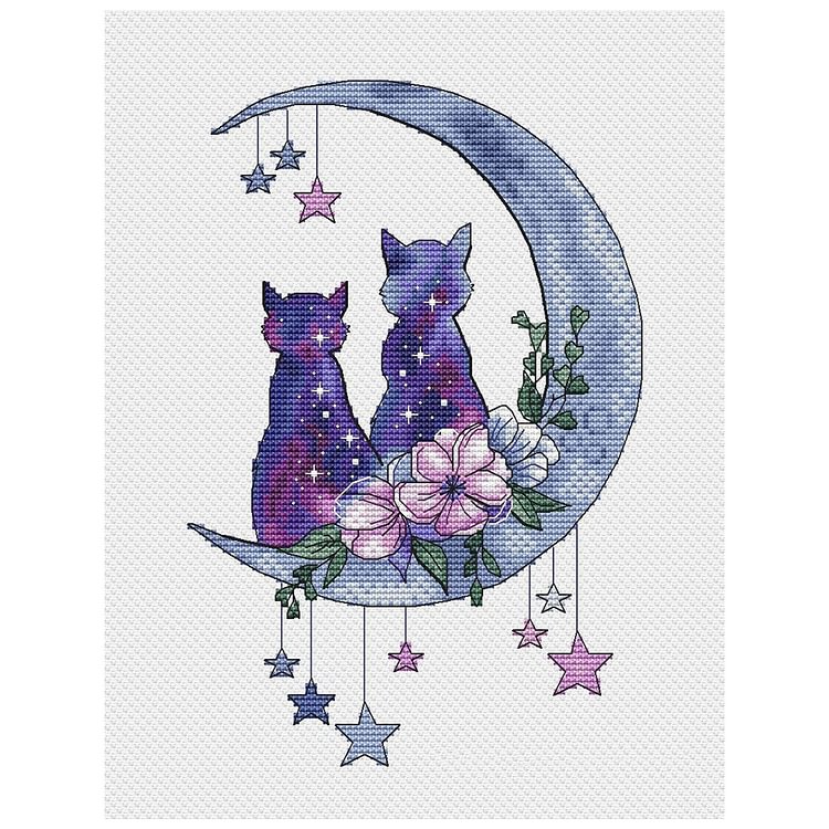 (Counted/Stamped)Cat - Cross Stitch 40*55CM