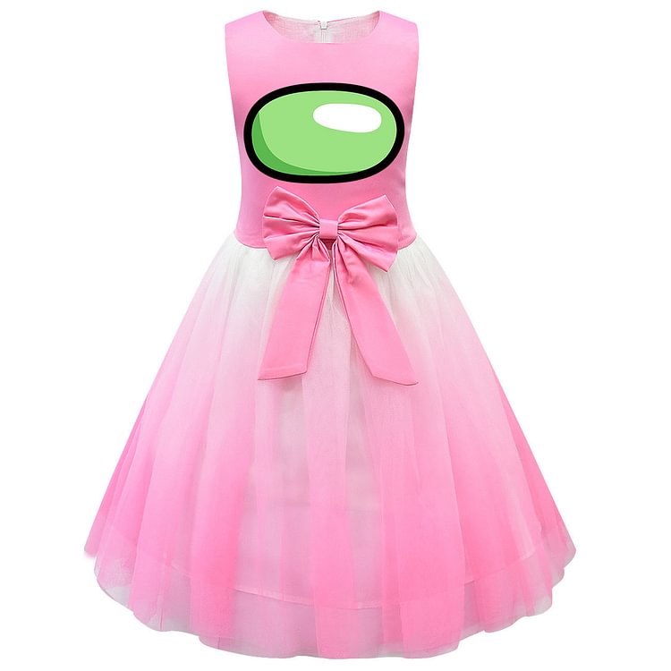 Children's dress Among us Girls mesh skirt princess skirt 80314-Mayoulove