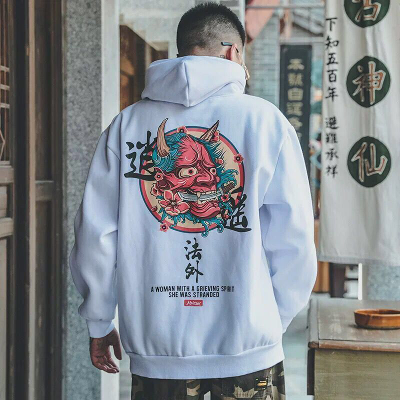 Hip-hop Japanese Hooded Couple Sweater Jacket(2.0) / Techwear Club / Techwear