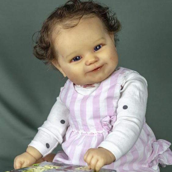 20'' Realistic Alessandra  Reborn Baby Doll -Realistic and with "Heartbeat" and Coos - Reborndollsshop.com®-Reborndollsshop®