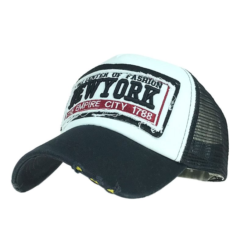Fashion patch net cap baseball cap new york men and women / [viawink] /