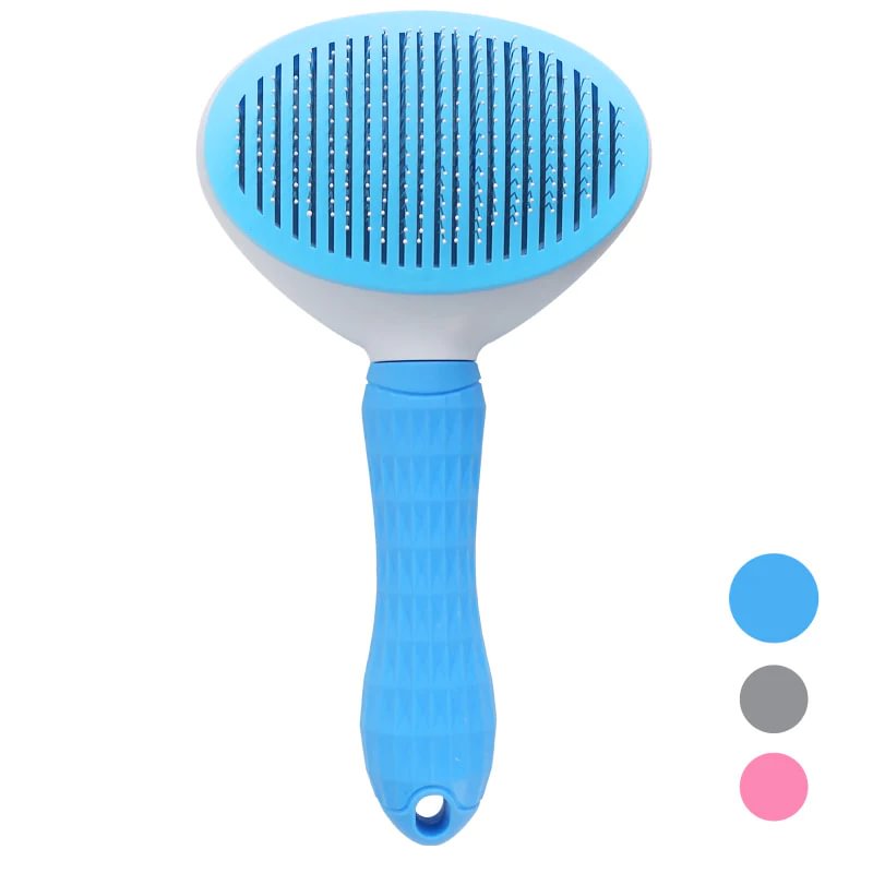 Brush With Button Removes Hair And Anti-stress For Pets