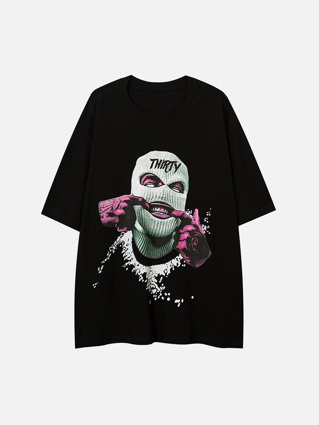 Gangster Print T-shirt / Techwear Club / Techwear