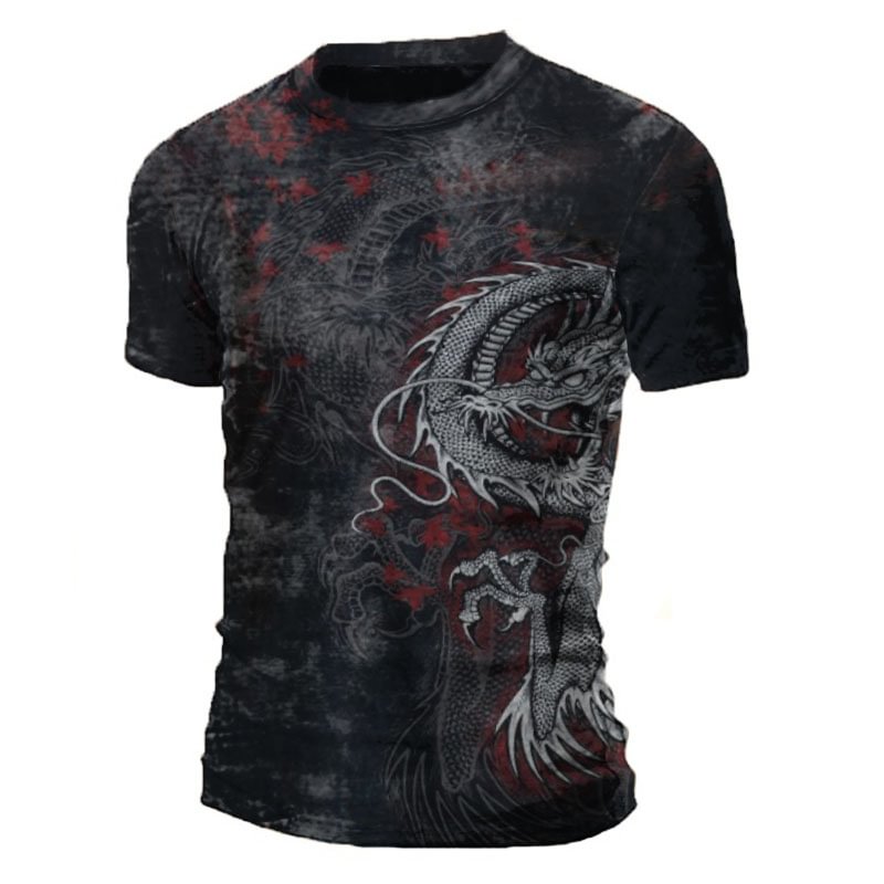 holy dragon Printed fashion tactical T-shirt / [viawink] /