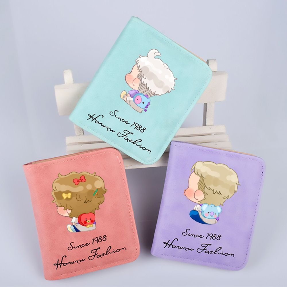 방탄소년단 BT21 Cute Candy Color Wallet