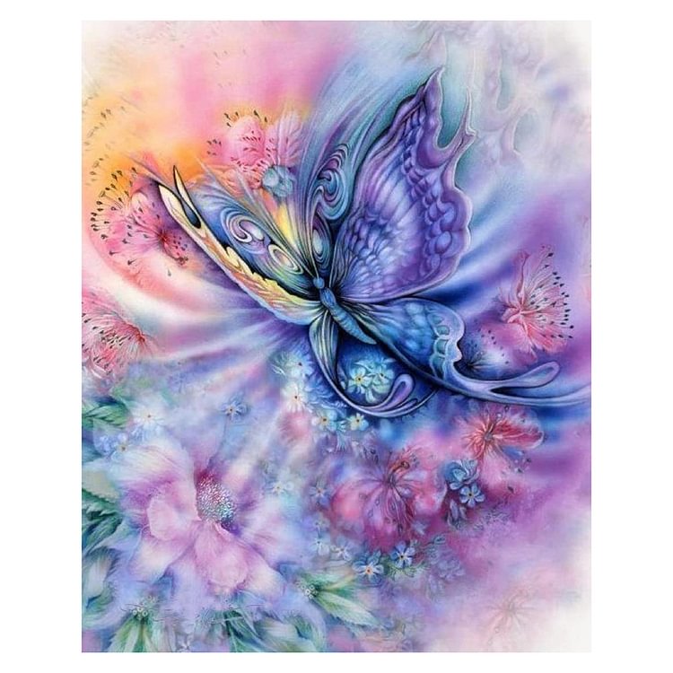Butterfly -11Ct Stamped Cross Stitch-40*50CM