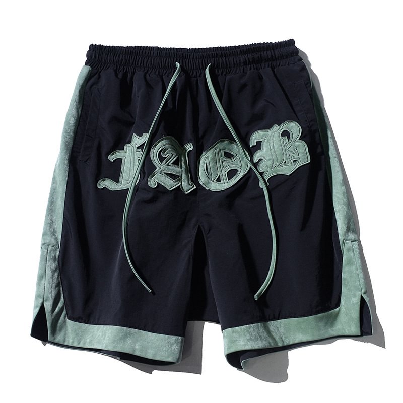 Men's Summer Alphabet Hip Hop Street Sports Shorts / Techwear Club / Techwear