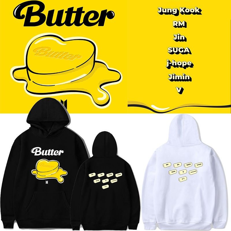 방탄소년단 Butter Album Casual Hoodie
