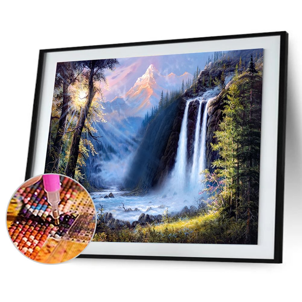 Waterfall Scenery Diamond Painting 40*30cm
