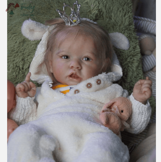 Reborn Newborn Baby Dolls Realistic Open Eyes Reborn Baby Doll Girl 12 inches Annie Soft Touch Body 2022 -Creativegiftss® - [product_tag]